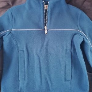 girl 7/8 1/4 zip fleece